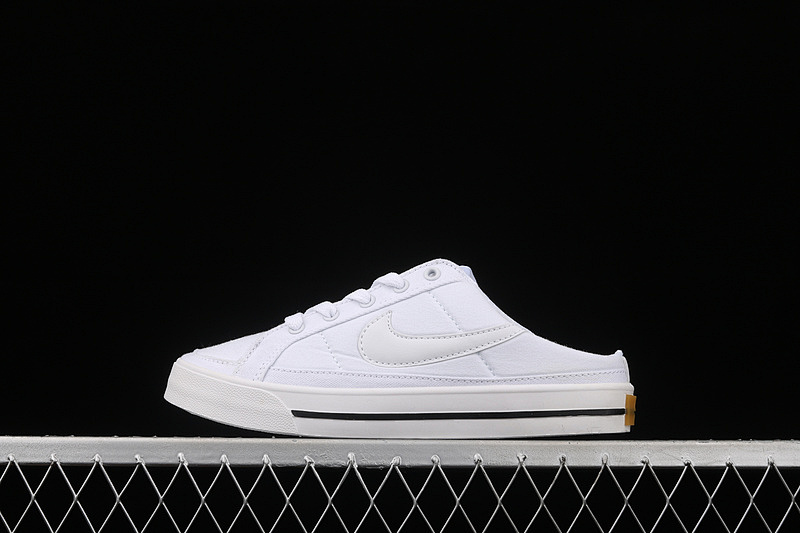 Nike Nike COURT LEGACY MULE WHITE/BLACK/GUM LIGHT BROWN/WHITE · DB3970-100, photo 1