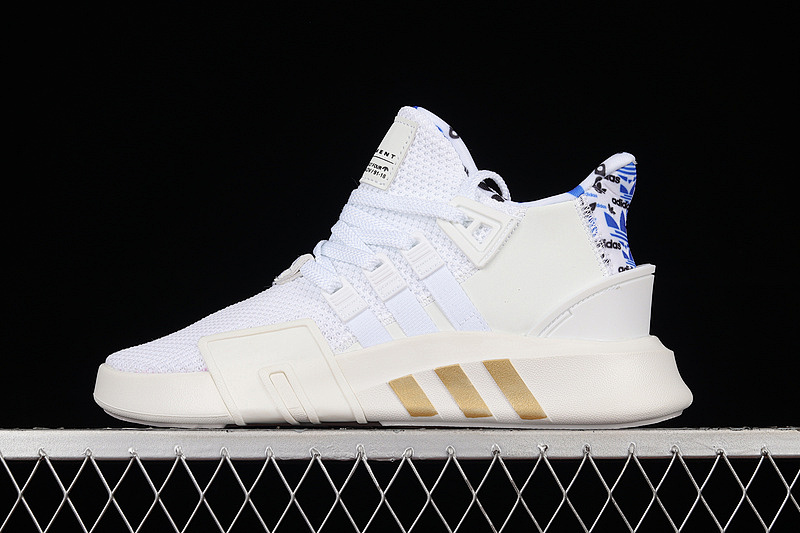 EQT BASK ADV SHOES CLOUD WHITE/BLUE/GOLD · F33856, photo 1