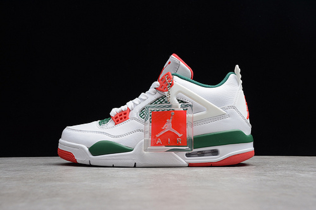 Jordan [AQ3816-163]-[AIR JORDAN 4 NRG WHITE/GORGE GREEN-VARSITY RED]-[MAN:40-47.5]-[OG00218], photo 1