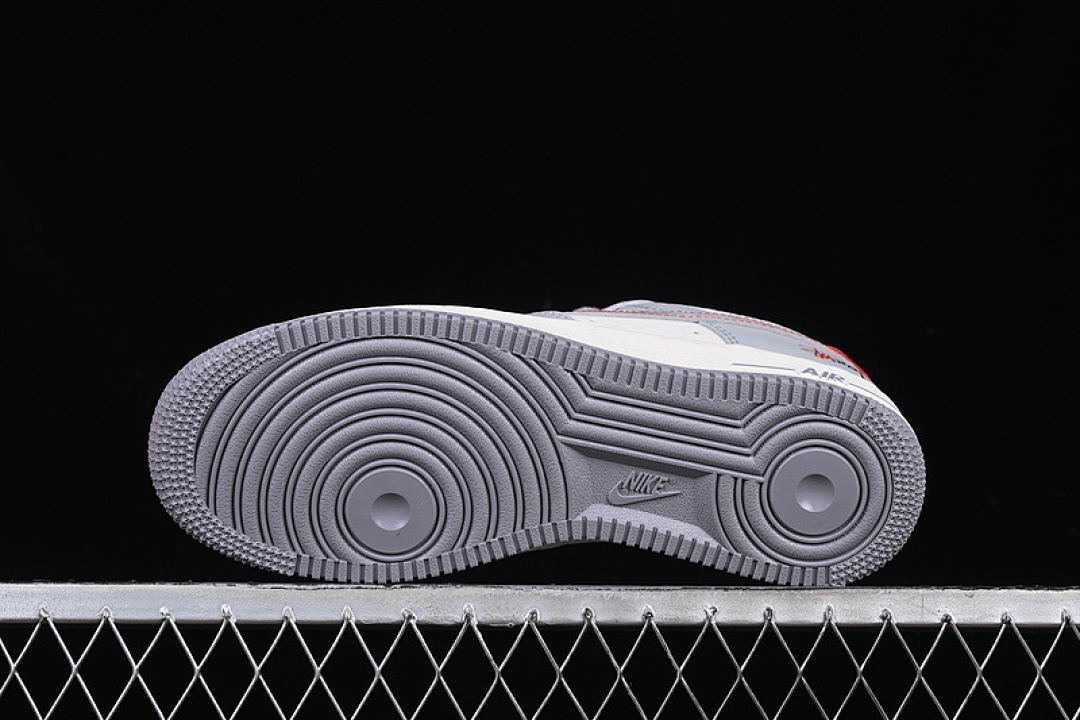 Nike [DM6688-027]-[AIR FORCE 1 07 LOW WHITE/GREY/RED]-[WOMAN:36-39]-[MAN:40-45] - Image 15