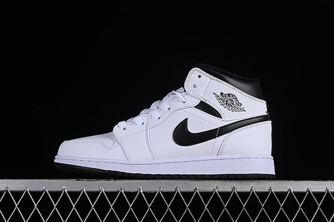 Jordan [DQ8423-132]-[AIR JORDAN 1 MID WHITE/BLACK/WHITE/BLACK]-[WOMAN:36-39]-[MAN:40-46], photo 1