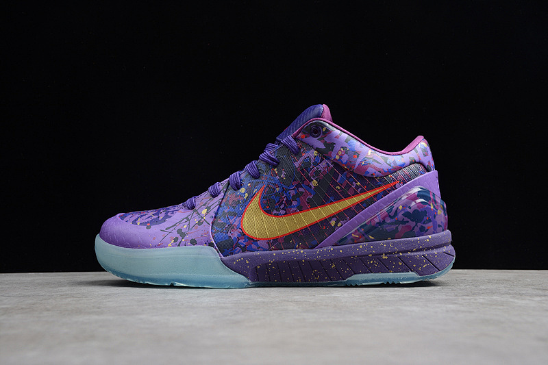 Nike Nike ZOOM KOBE 4 PRELUDE FINALS MVP COURT PURPLE/METALLIC GOLD · 639693-500, photo 1