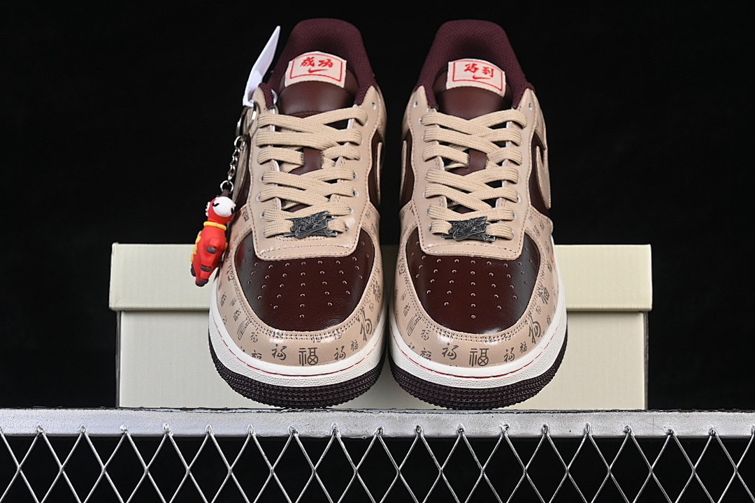 Nike [NH0601-501]-[AIR FORCE 1 07 LOW CASUAL SNEAKERS WHITE/PINK/BLACK]-[WOMAN:36-39]-[MAN:40-45] - Image 12