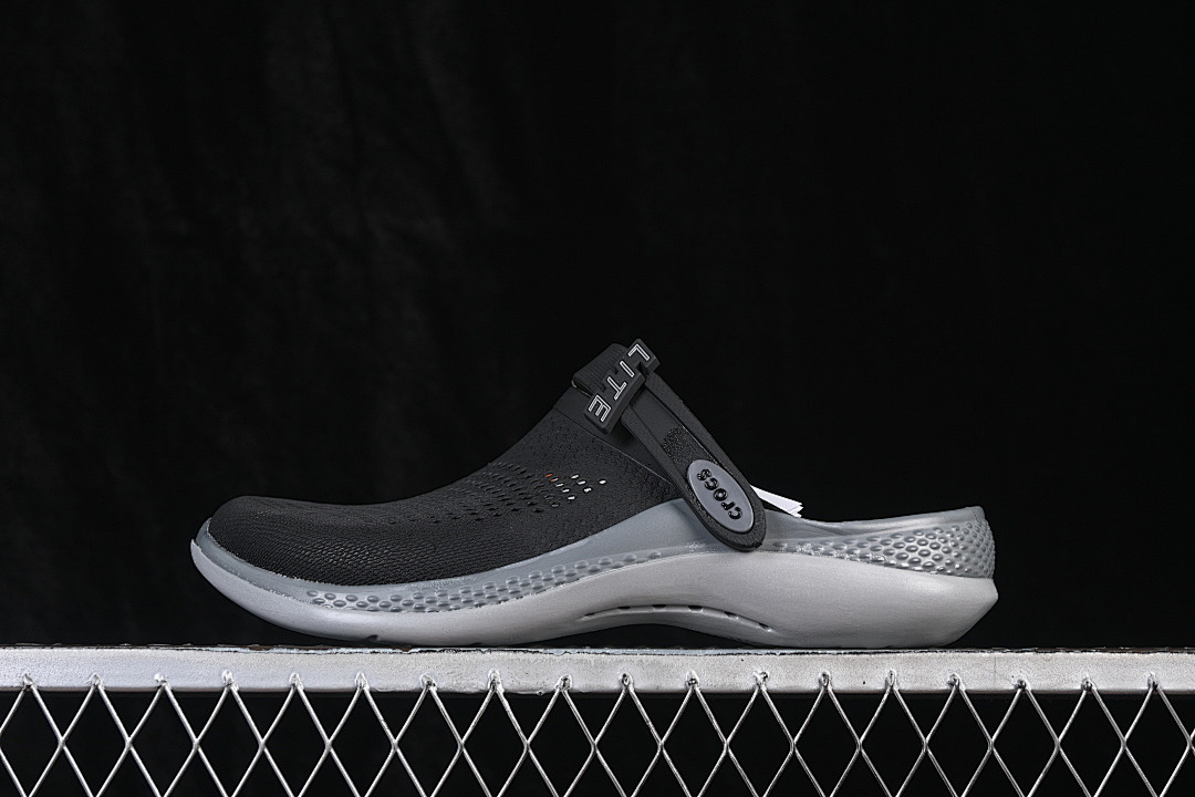 Crocs Crocs [LITERIDE 360 CLOG FASHIONABLE ROUND TOED DARK GRAY/BLACK]-[WOMAN:36-39]-[MAN:40-46], photo 1