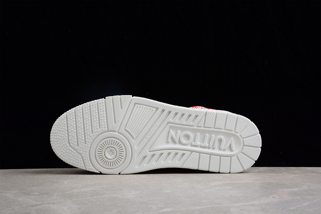 Louis Vuitton [L*V LOW SHOES WHITE/WHITE/RED]-[MAN:38-45] - Image 16