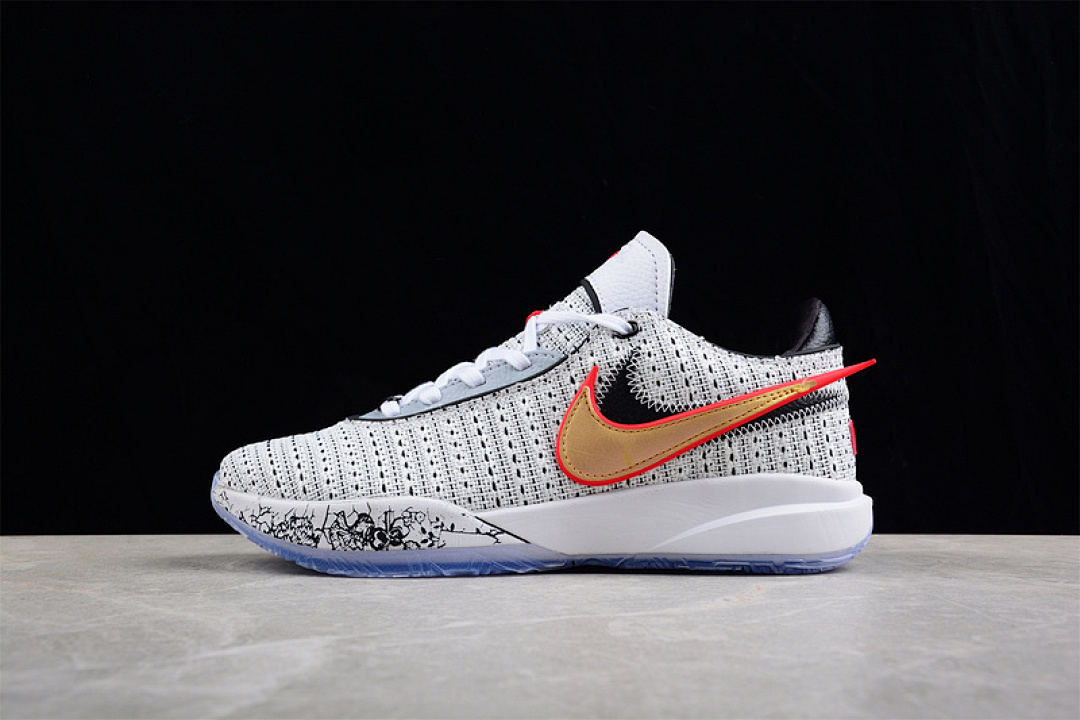On Running [DJ5422-100]-[LEBRON 20 EP THE DEBUT WHITE/METALLIC GOLD/BLACK/UNIVERSITY RED/WOLF (GREY]), photo 1