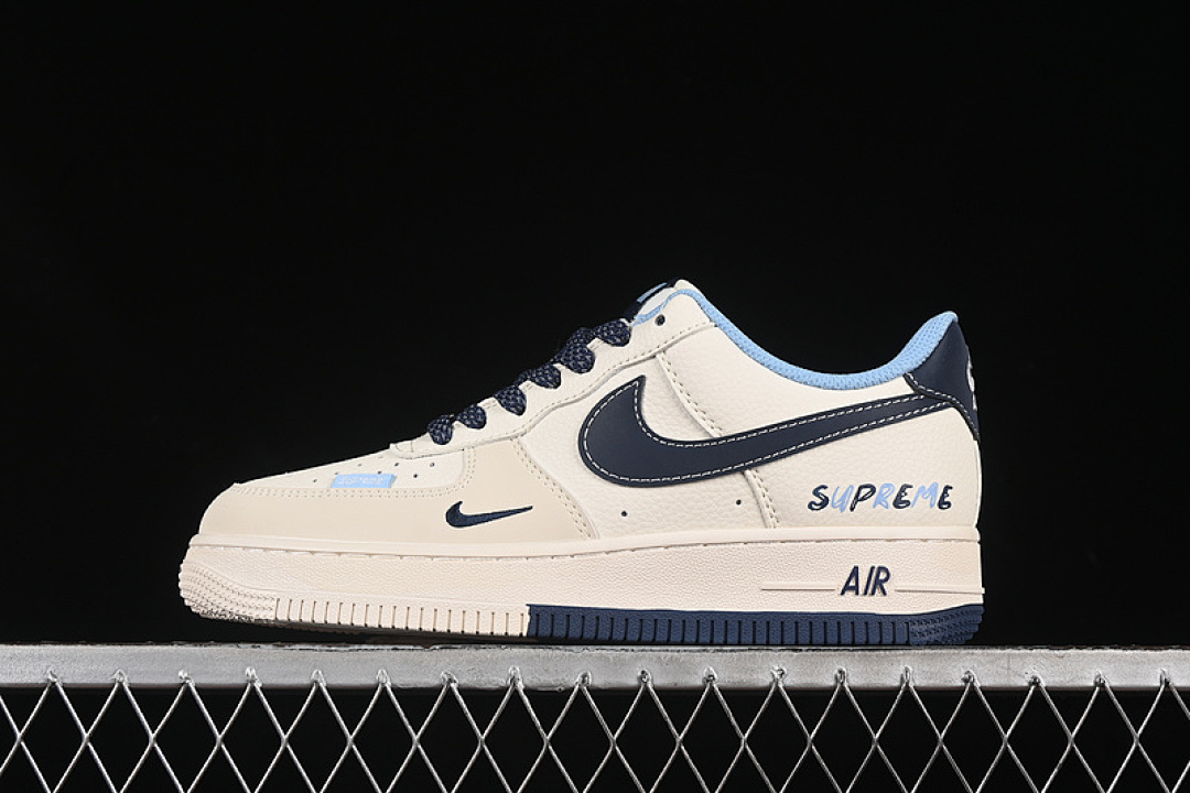 Nike [XS1958-565]-[AIR FORCE 1 07 LOW SUPREME WHITE/BLUE]-[WOMAN:36-39]-[MAN:40-45] - Image 16