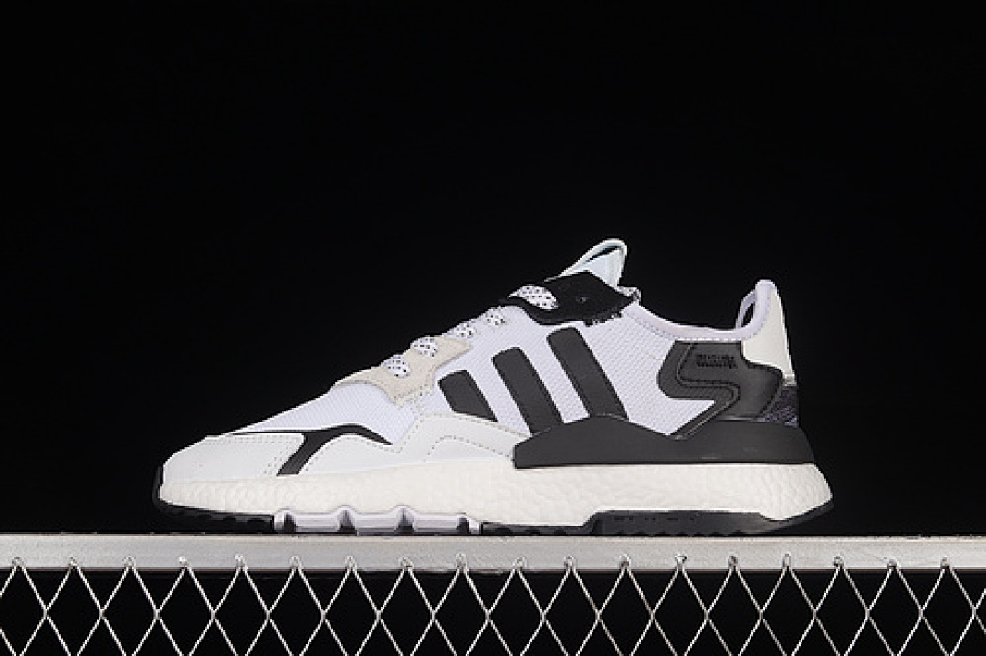 Unbranded [FW6700]-[NITE JOGGER BOOST SHOES CORE BLACK/BLACK/WHITE]-[WOMAN:36-39]-[MAN:40-45], photo 1