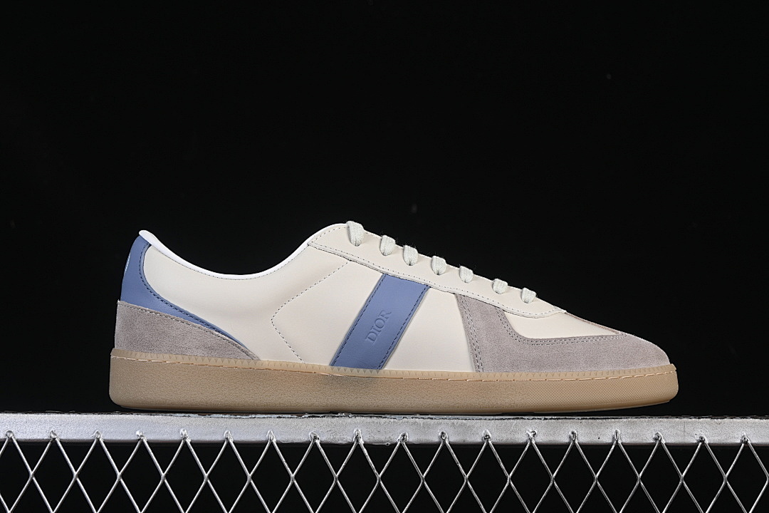 Dior [LOW-TOP DERBY SHOES WHITE/GREY/BLUE]-[WOMAN:39]-[MAN:40-45] - Image 16