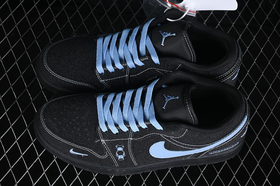 Jordan [LD8888-017]-[AIR JORDAN 1 LOW OG SP BLACK/BLUE/BLACK]-[WOMAN:36-39]-[MAN:40-45] - Image 3