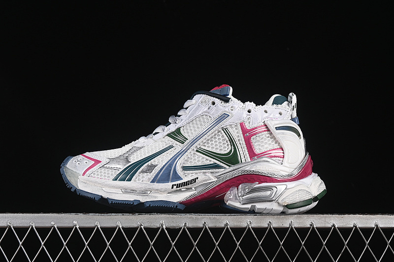 Balenciaga Balenciaga RUNNER KITH FOUR.COLOR 7.0 WHITE/GREEN/BLUE/PINK · W3RMU9934, photo 1
