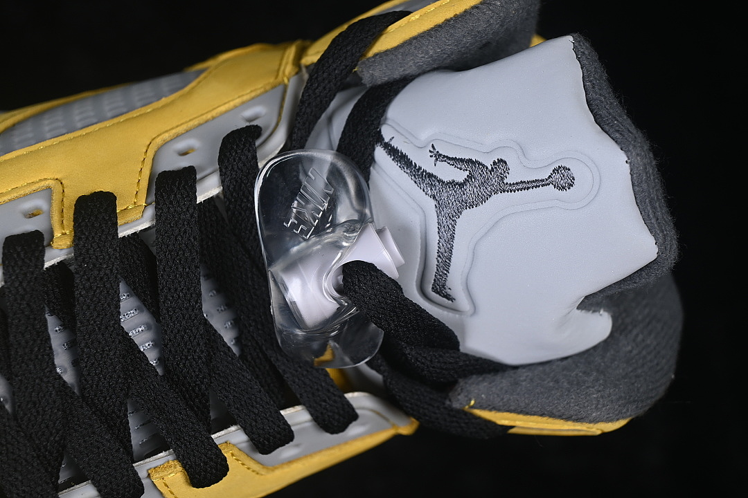 Unbranded [IO3372-700]-[AIR JORDAN 5 RETRO AJ5 BASKETBALL SHOES YELLOW/GREY]-[WOMAN:36-39]-[MAN:40-49] - Image 8