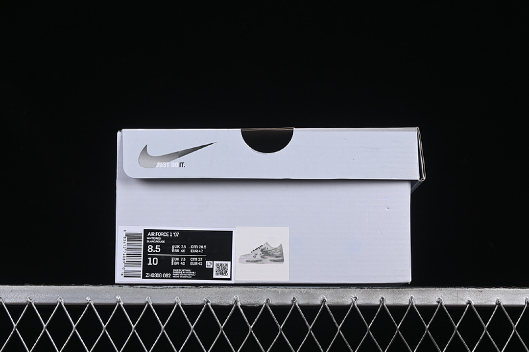 Nike [ZH0316-062]-[AIR FORCE 1 07 LOW WHITE/BLACK]-[WOMAN:36-39]-[MAN:40-45] - Image 12