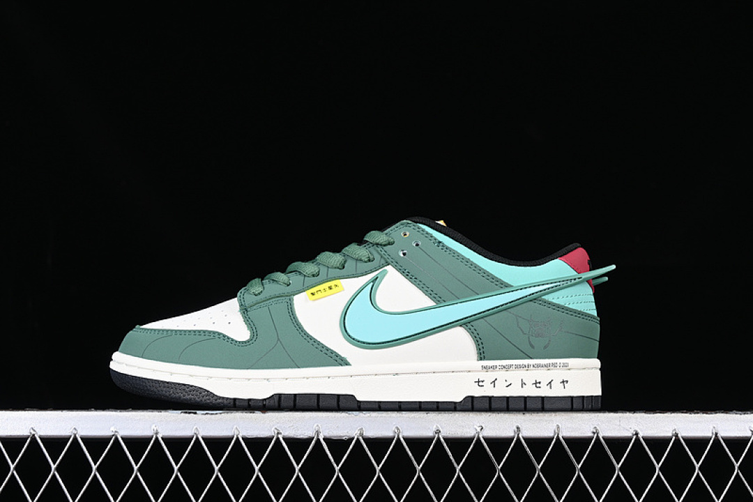 Nike SB DUNK LOW WHITE/BLUE/GREEN · ZD2356-156, photo 1