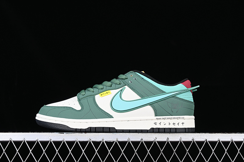 Nike SB DUNK LOW WHITE/BLUE/GREEN · ZD2356-156, photo 1