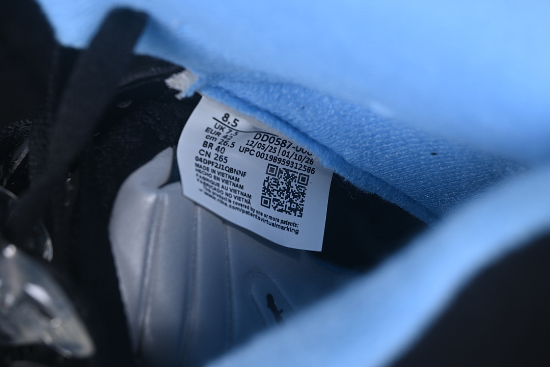 Unbranded [DD0587-008]-[AIR JORDAN 5 RETRO AJ5 BASKETBALL SHOES BLACK/SKY BLUE]-[WOMAN:36-39]-[MAN:40-49] - Image 5