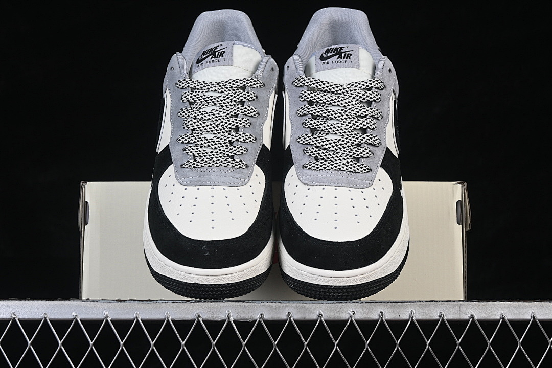 Nike [SS1979-013]-[AIR FORCE 1 07 LOW WHITE/BLACK/GREY]-[WOMAN:36-39]-[MAN:40-45] - Image 13