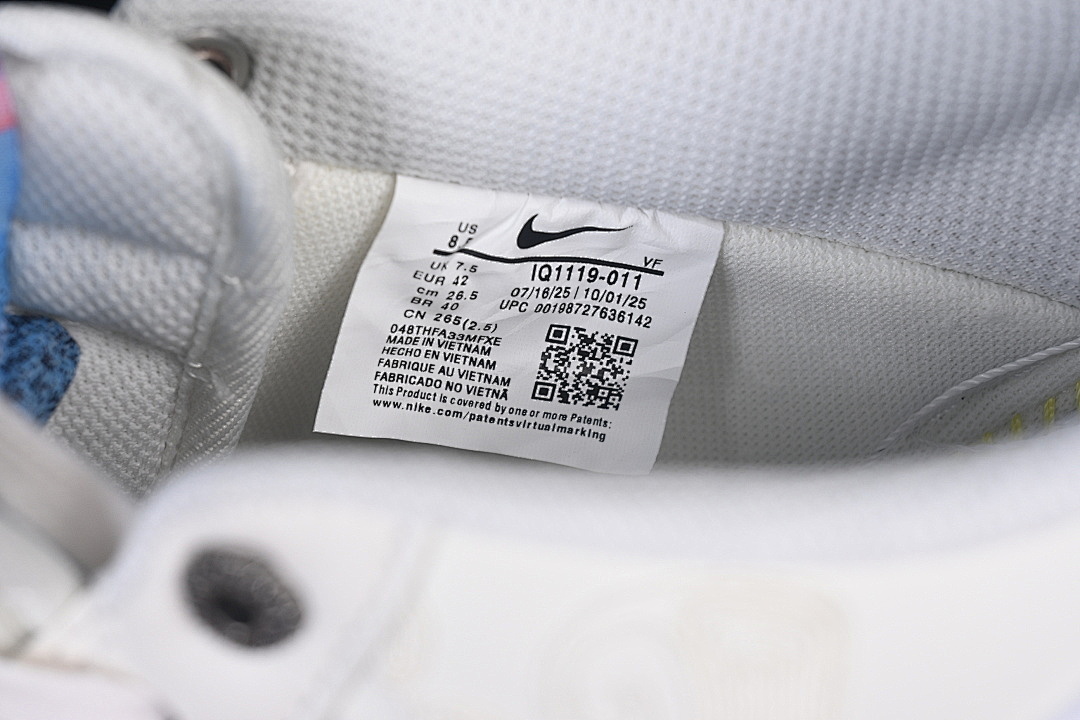 Nike [IQ1119-011]-[AIR FORCE 1 07 LOW CASUAL SNEAKERS WHITE/RED/BEIGE]-[WOMAN:36-39]-[MAN:40-45] - Image 5