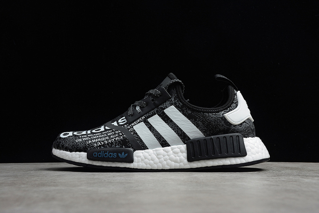 Unbranded [EH2204]-[ATMOS X NMD_R1 G-SNK MARATHON CORE BLACK/FOOTWEAR WHITE/FOOTWEAR WHITE]-[MAN:40-45], photo 1