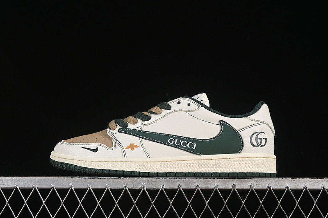 Jordan [XZ5749-006]-[TRAVIS SCOTT X FRAGMENT DESIGN AIR JORDAN 1 LOW OG SP WHITE/BROWN/GREEN], photo 1