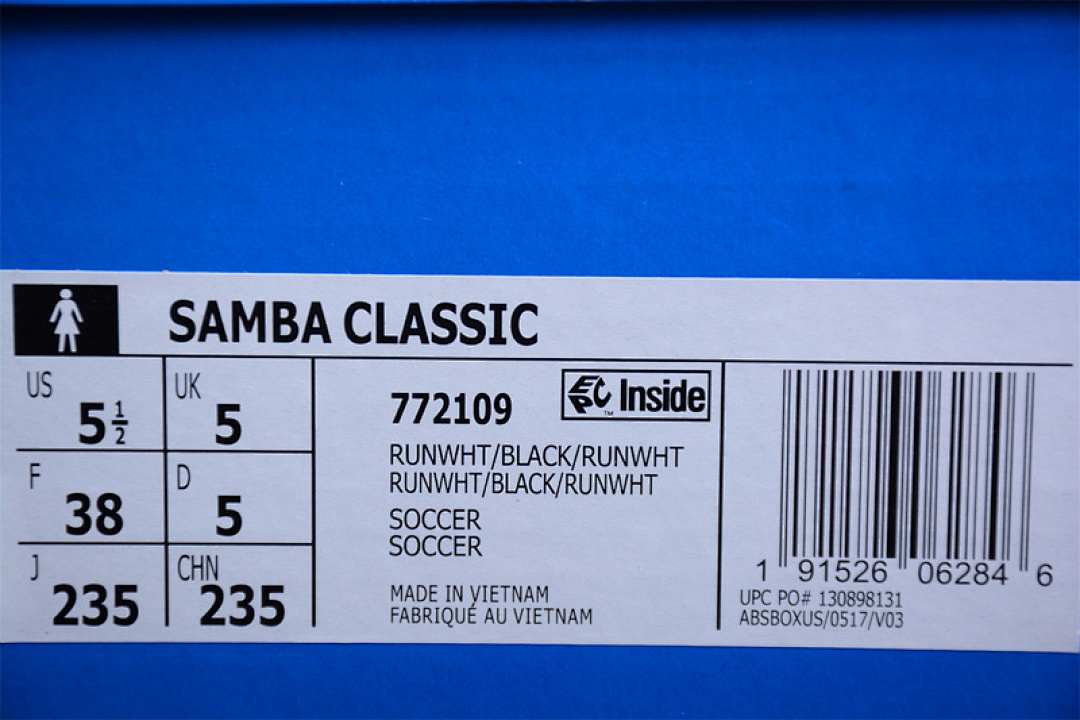 Adidas [772109]-[SAMBA CLASSIC 2021 RUNNING WHITE/BLACK/RUNNING WHITE]-[WOMAN:36-39]-[MAN:40-45] - Image 2