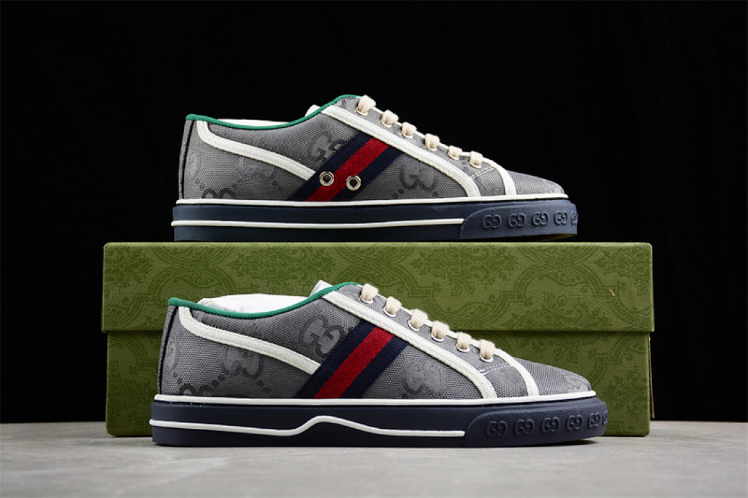 Gucci [GU*CCI TENNIS 1977 PRINT SNEAKER WHITE/RED/GREY]-[MAN:40-44] - Image 2