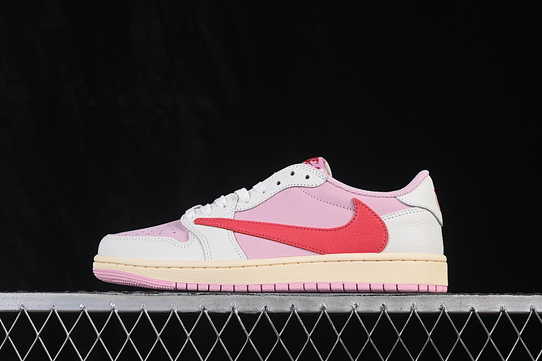 Jordan [IQ7604-101]-[JORDAN 1 RETRO LOW OG SP SAIL/TROPICAL PINK/MUSLIN]-[WOMAN:36-39]-[MAN:40-48.5] - Image 2