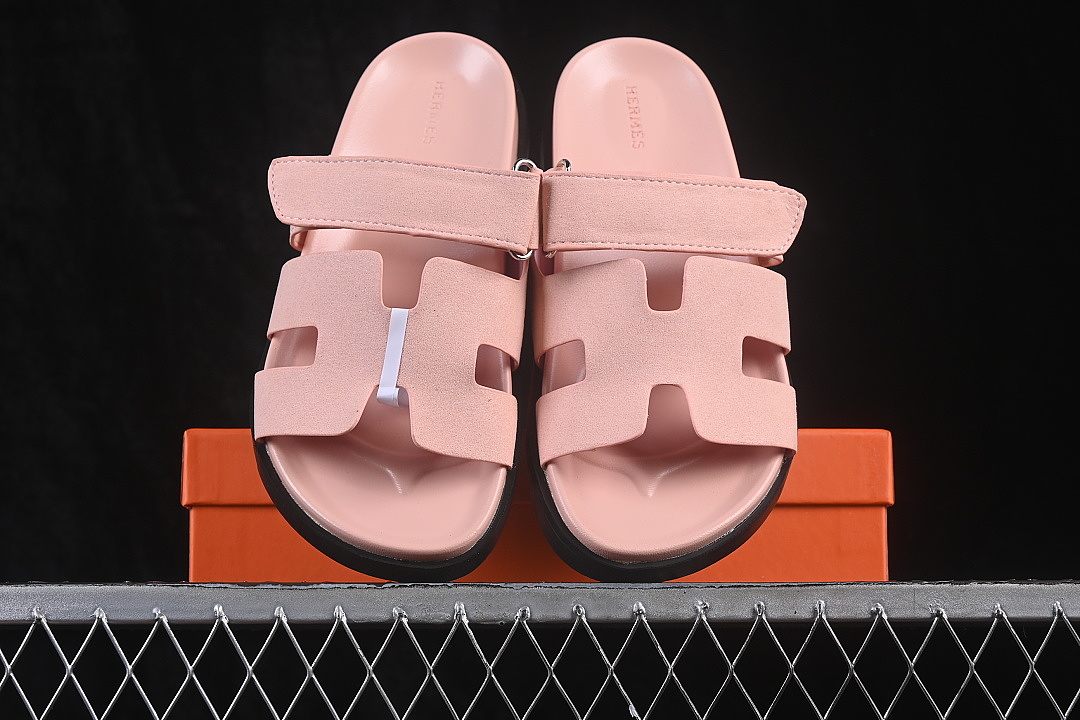 Chanel [CHYPRE FLAT BOTTOMED ONE SHOULDER SLIPPERS PINK/LIGHT PINK]-[WOMAN:35-39]-[MAN:40-46] - Image 10