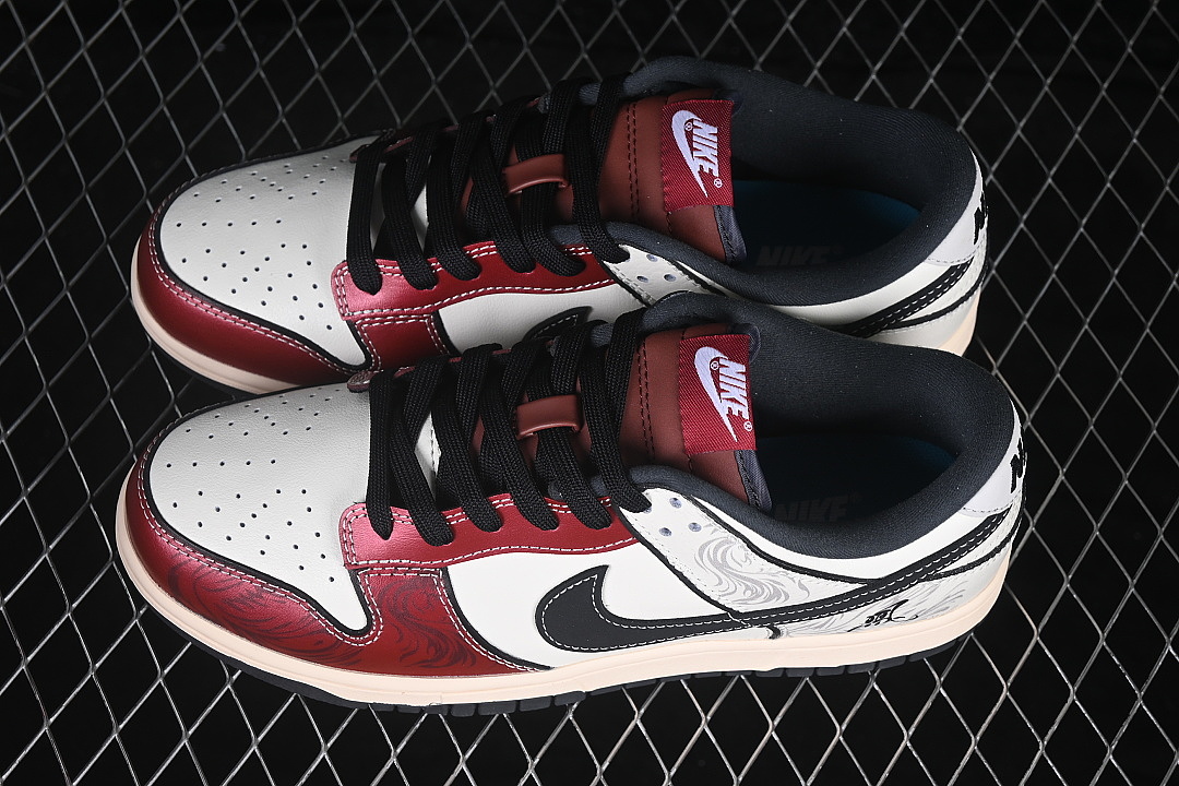 Unbranded [WR0508-186]-[DUNK LOW SHELL TOE CASUAL SNEAKERS RED/WHITE]-[MAN:40-46] - Image 10