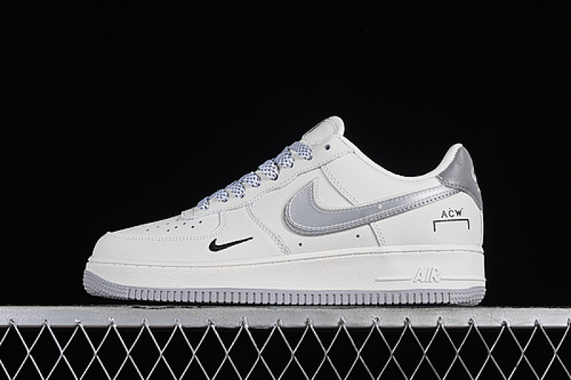 Nike Nike AIR FORCE 1 07 LOW WHITE/GREY/SILVER · AC-639833, photo 1