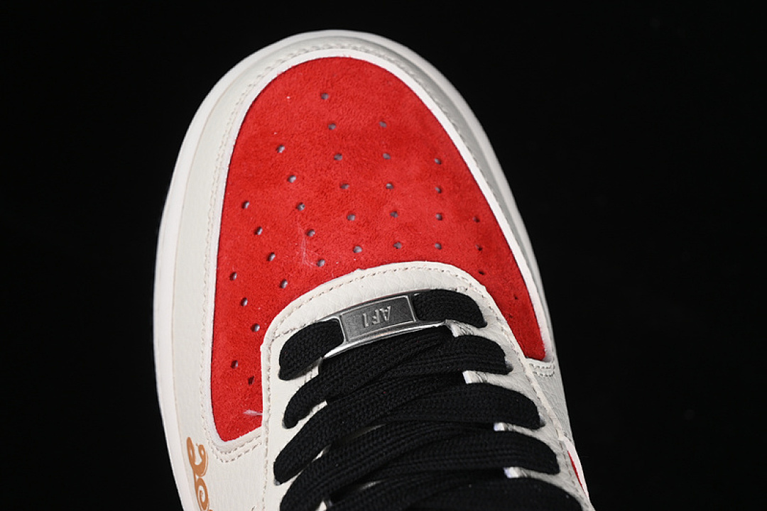 Nike [DM6688-028]-[AIR FORCE 1 07 LOW WHITE/BLACK/RED]-[WOMAN:36-39]-[MAN:40-45] - Image 10