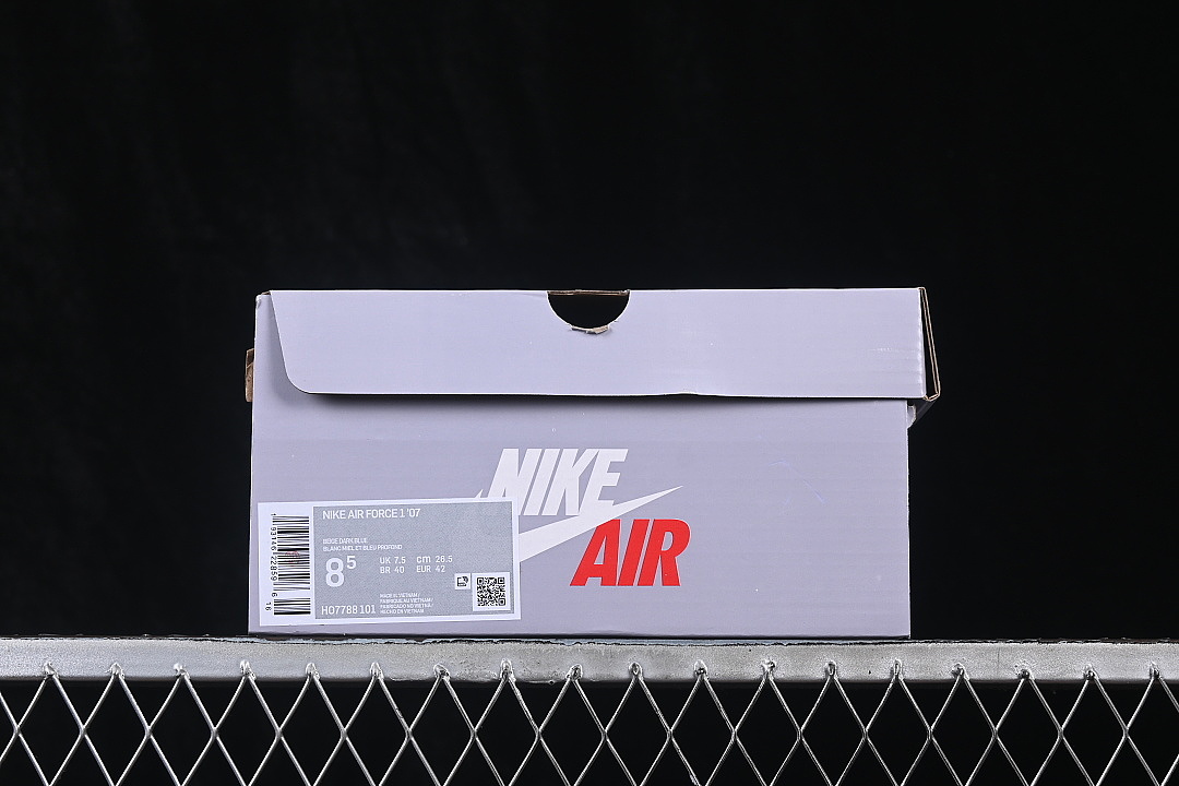 Nike [HO7788-101]-[AIR FORCE 1 07 LOW CASUAL SNEAKERS NAVY BLUE/WHITE]-[WOMAN:36-39]-[MAN:40-45] - Image 11