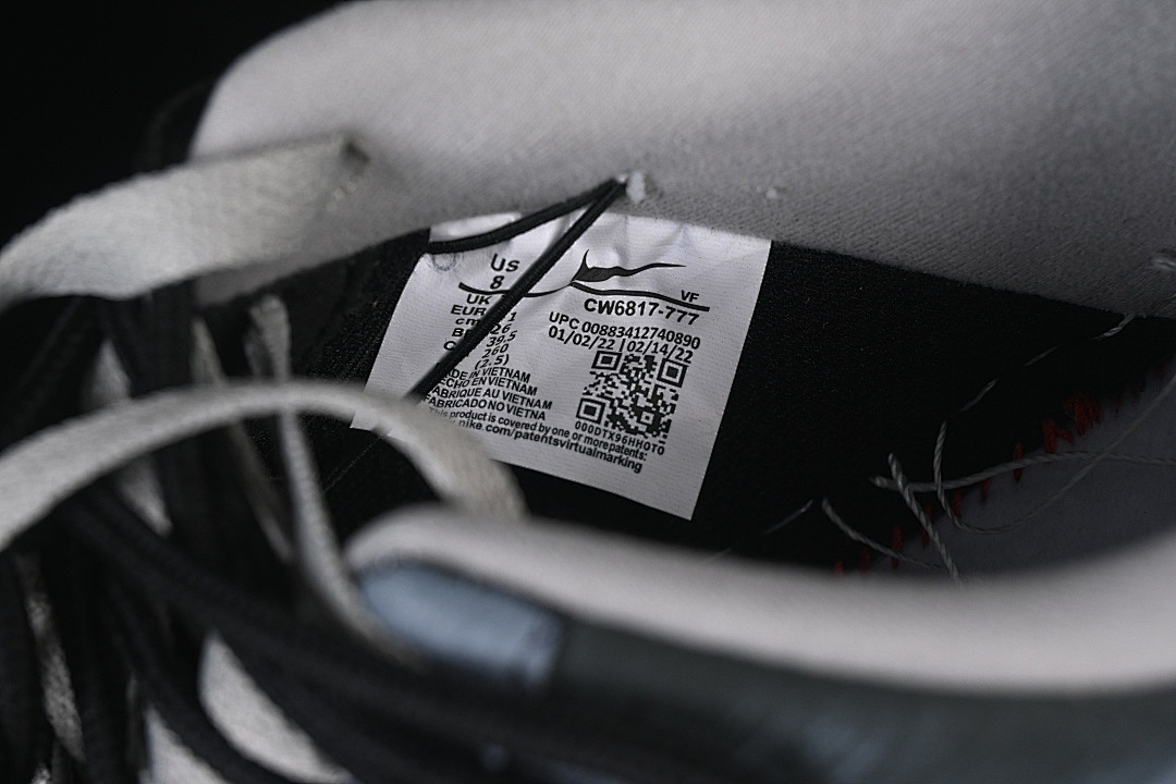 Nike [CW6871-777]-[AIR FORCE 1 07 LOW GREY/BLACK/WHITE]-[WOMAN:36-39]-[MAN:40-45] - Image 6