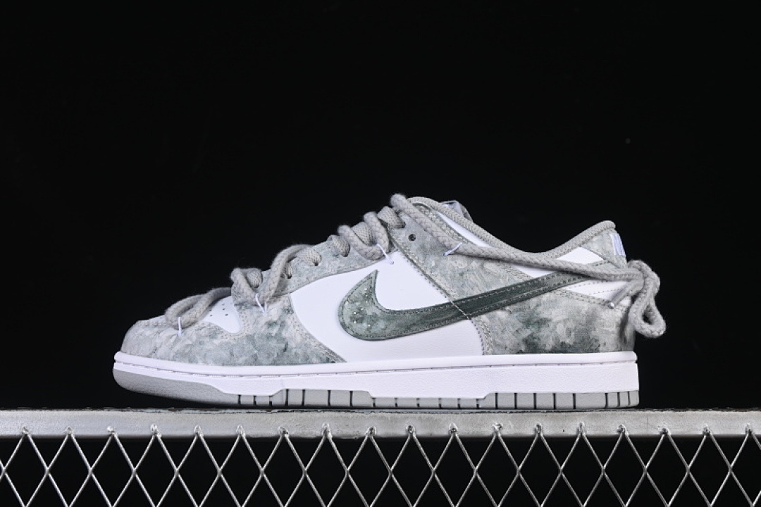Unbranded [HF5441-105]-[DUNK LOW BANDAGE CASUAL SNEAKERS LIGHT GRAY/WHITE]-[MAN:40-46], photo 1