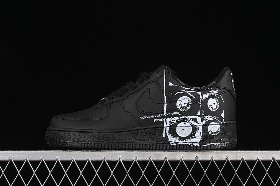 Nike [923044-101]-[COMME DES GARCONS AIR FORCE 1 07 LOW CDG BLACK/WHITE]-[WOMAN:36-39]-[MAN:40-45] - Image 16