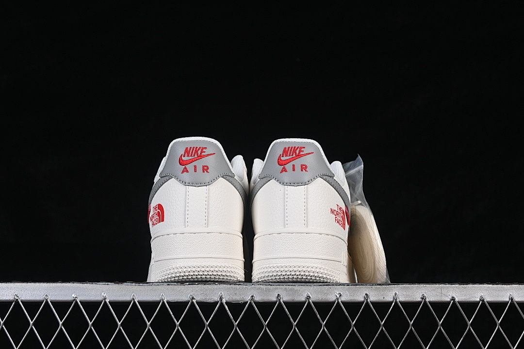Nike [MM3399-802]-[AIR FORCE 1 07 LOW WHITE/GREY/RED]-[WOMAN:36-39]-[MAN:40-45] - Image 14