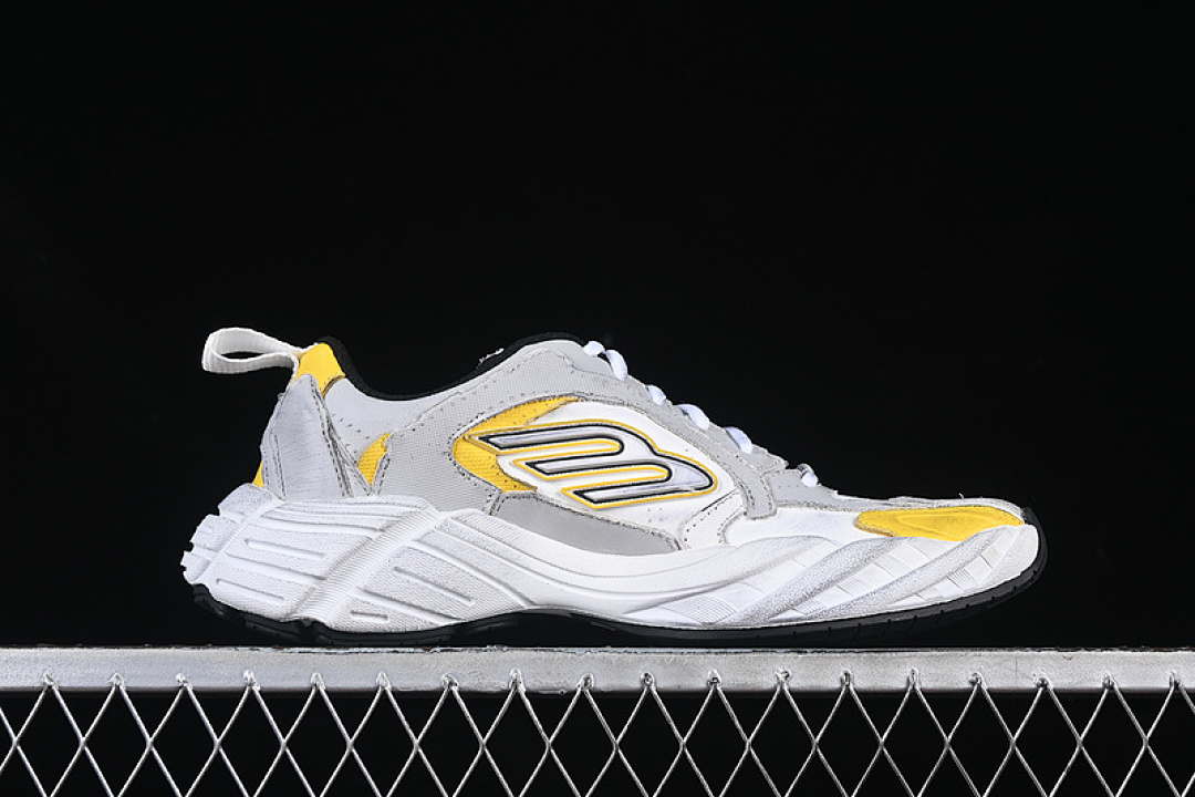 Balenciaga [WDWTS1971]-[BALENCIAGA MONDAY WHITE/GREY/YELLOW]-[WOMAN:35-39]-[MAN:40-46] - Image 17