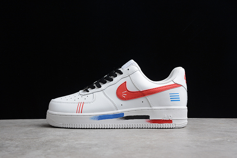 Nike Nike AIR FORCE 1 LOW 07 WHITE/BLACK/RED-BLUE · CW2288-111, photo 1