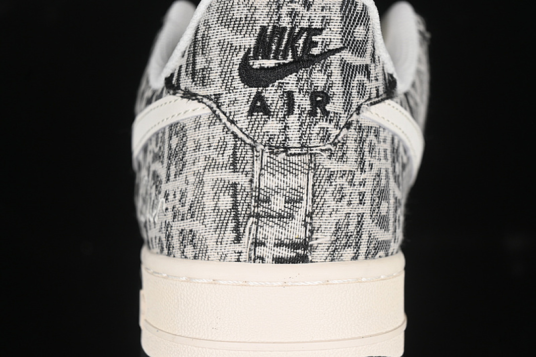 Nike [XS1958-581]-[AIR FORCE 1 07 LOW GREY/WHITE/BLACK]-[WOMAN:36-39]-[MAN:40-45] - Image 7