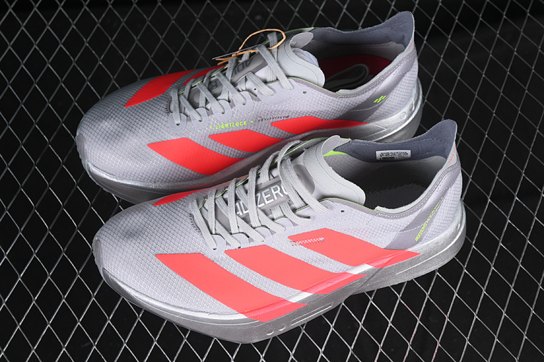 Adidas [JR6372]-[ADIZERO ADIOS PRO 4 SILVER METALLIC/LUCID RED/GREY]-[WOMAN:36-39]-[MAN:40-45] - Image 12