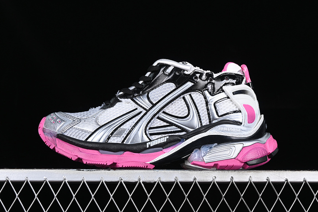 On Running [W3RBW9155]-[BA*LEN*CIAGA RUNNER KITH FOUR.COLOR WHITE/GREY/BLACK/SILVER/PINK]-[UNISEX:35-46], photo 1