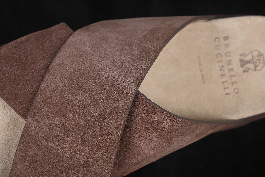 Unbranded [MZUSOLY327CAY70]-[BRUNELLO CUCINELLI FLIP FLOPS COFFEE/CHOCOLATE]-[WOMAN:39]-[MAN:40-45] - Image 6