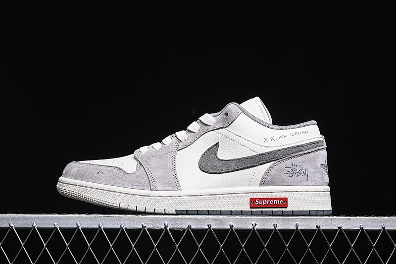Jordan AIR Jordan 1 LOW RED/WHITE/GREY · SJ9950-031, photo 1