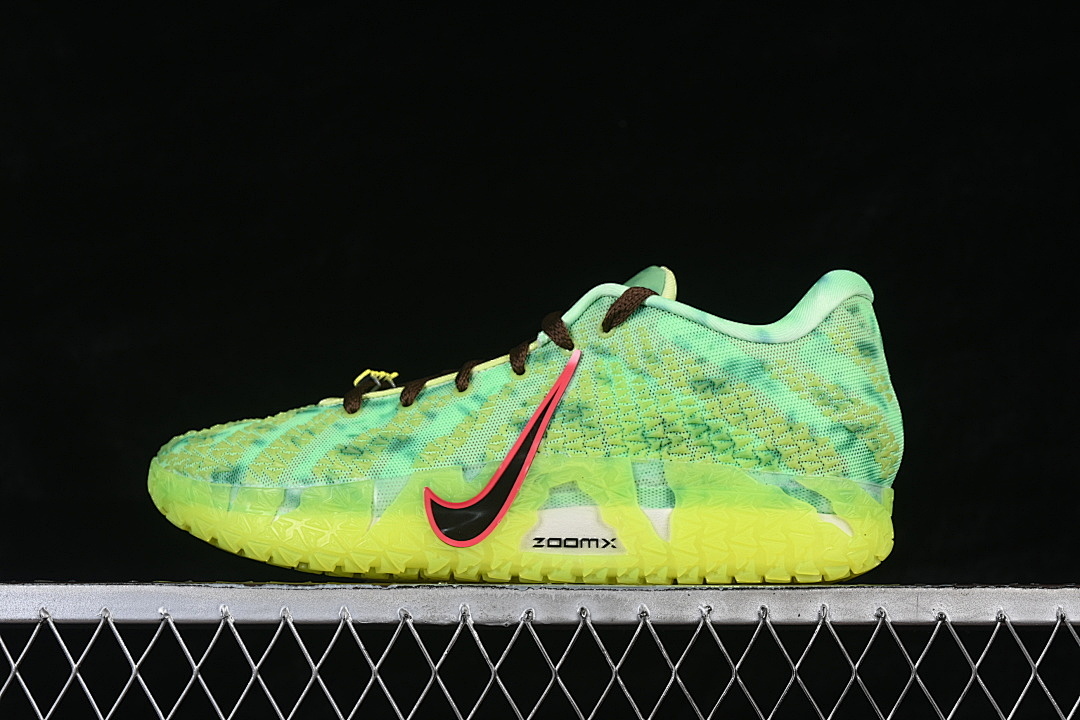 Unbranded [HV9923-700]-[JA 3 EP PRACTICAL BASKETBALL SHOES GREEN/YELLOW/BLACK/RED]-[WOMAN:39]-[MAN:40-46], photo 1