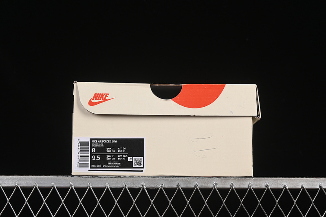 Nike [KK1988-093]-[AIR FORCE 1 07 LOW WHITE/GREY/BLACK]-[WOMAN:36-39]-[MAN:40-45] - Image 12