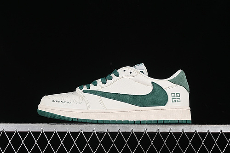 Jordan TRAVIS SCOTT X FRAGMENT DESIGN AIR Jordan 1 LOW OG SP OFF WHITE/GREEN · LX1988-107, photo 1