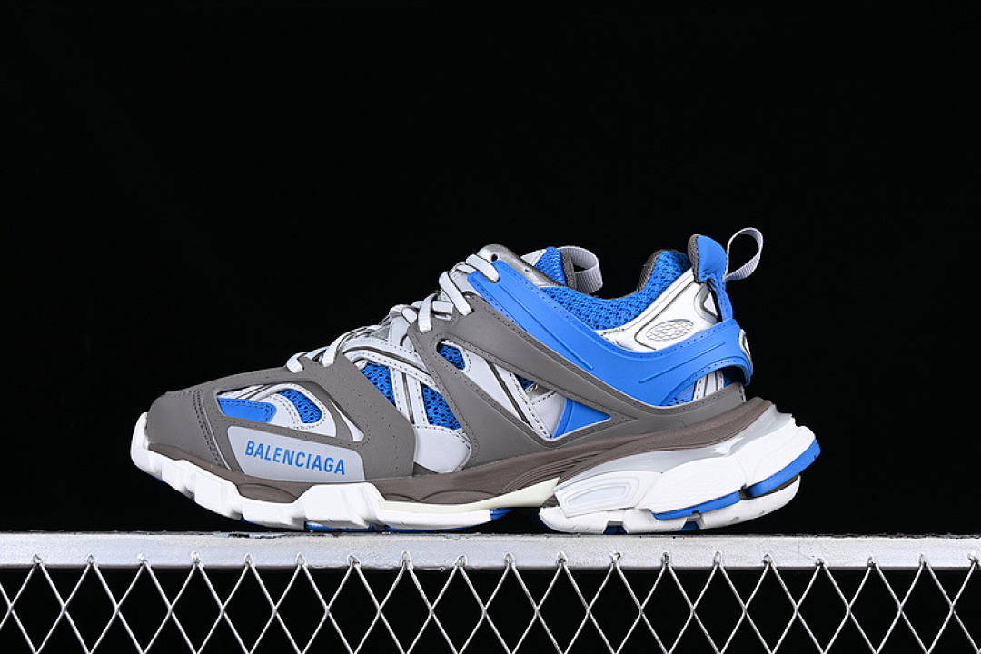 Balenciaga TRACK SNEAKER TESS S GOMMA RES BI ALV/TIS EFF NUBUK/TIS E WHITE/BLUE · W3AD54112, photo 1