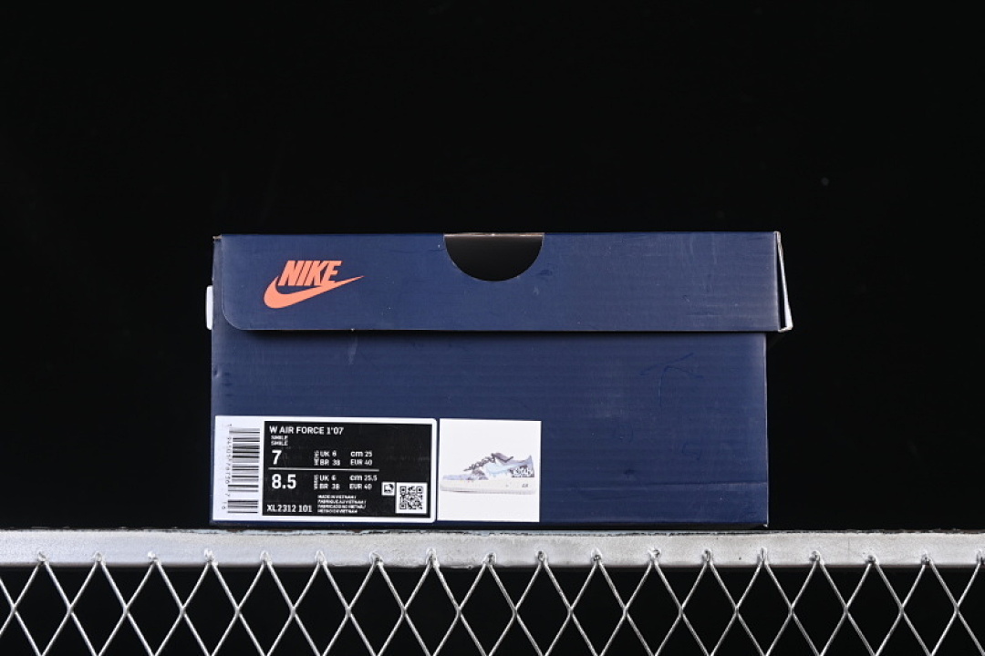 Nike [XL2312-101]-[AIR FORCE 1 07 LOW COLOR FISSION BLUE/WHITE]-[WOMAN:36-39]-[MAN:40-45] - Image 11