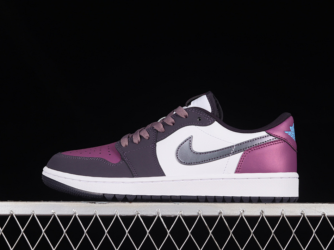 Jordan [DZ9787-155]-[AIR JORDAN 1 LOW GOLF NRG WHITE/CAVE PURPLE/PURPLE SMOKE/UNIVERSITY (BLUE]), photo 1