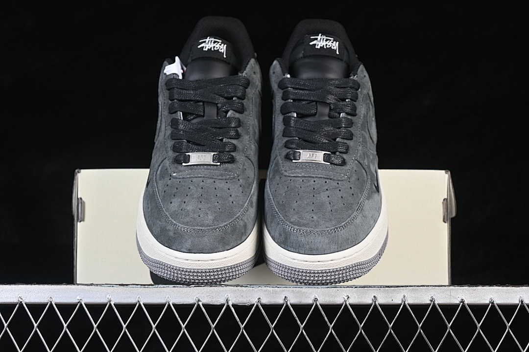 Nike [DV5477-401]-[AIR FORCE 1 07 LOW GREY/BLACK/WHITE]-[WOMAN:36-39]-[MAN:40-45] - Image 13